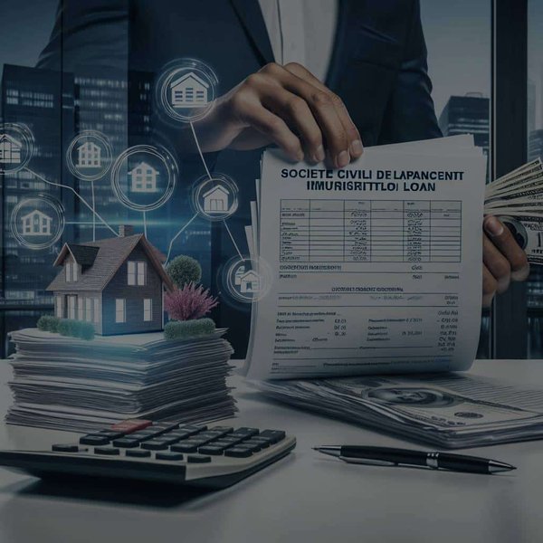 Comment un investissement dans une SCPI peut-il être financé par un crédit immobilier ?